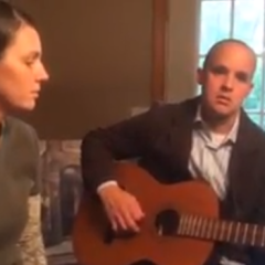 Brother and Sister sing… God of the Mountain